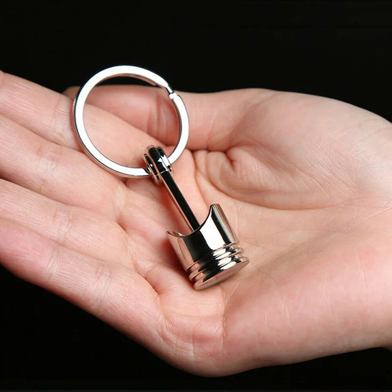 Car Engine Piston Style Keychain