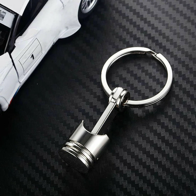 Car Engine Piston Style Keychain