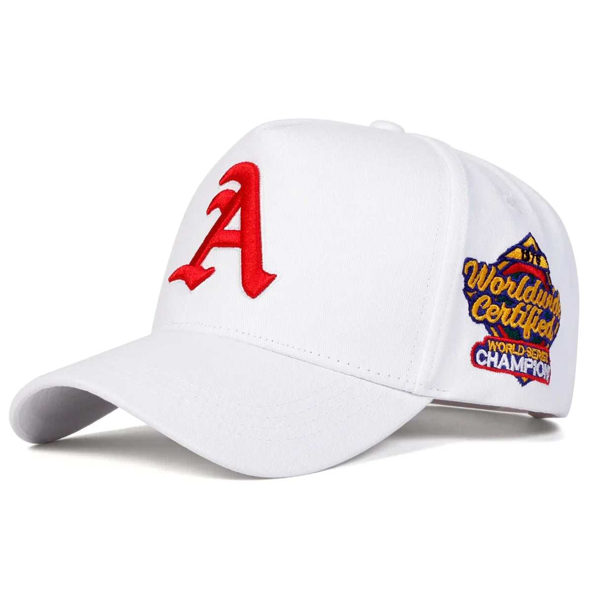 Unisex Gothic Letter Embroidery Side Worldwide Baseball Cap