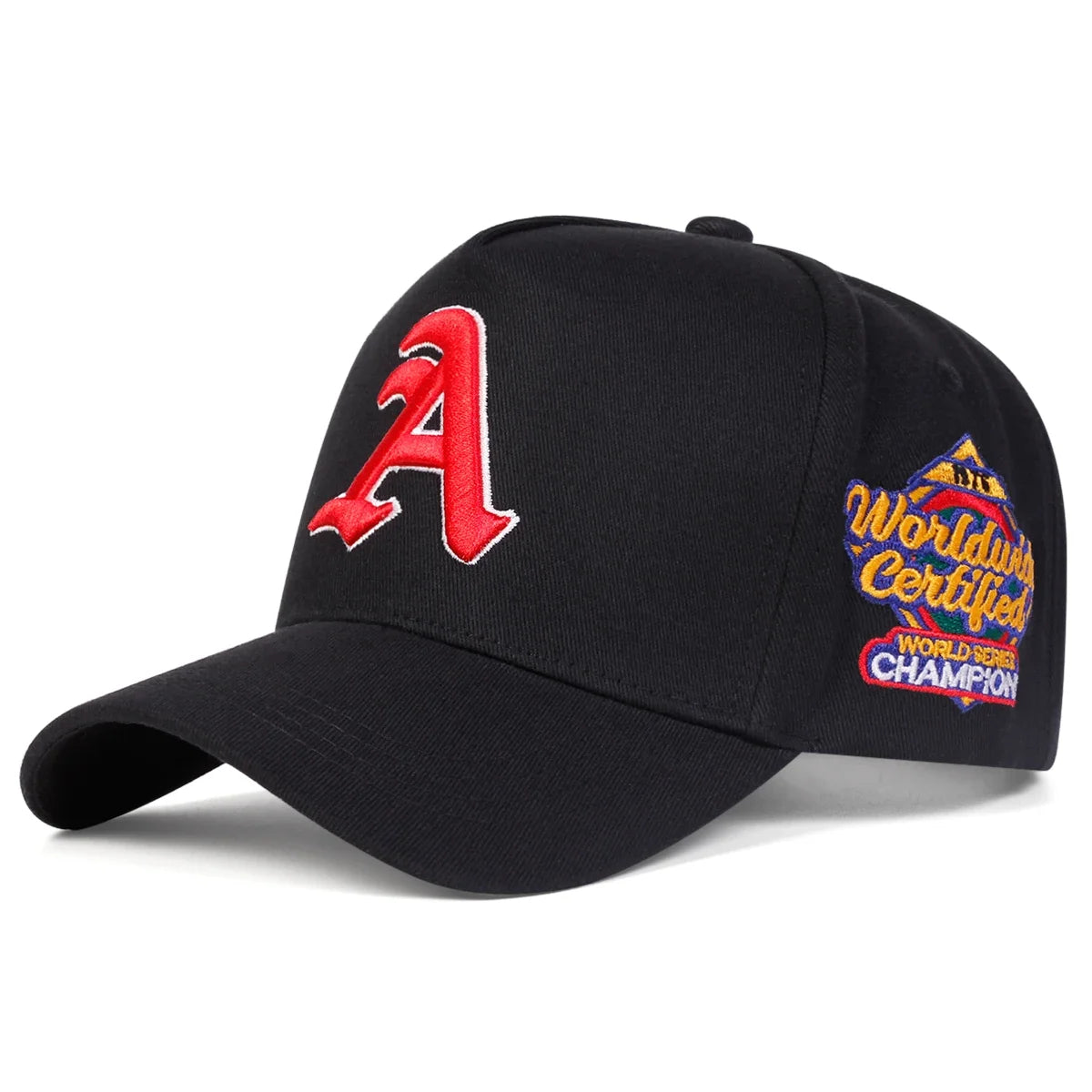 Unisex Gothic Letter Embroidery Side Worldwide Baseball Cap
