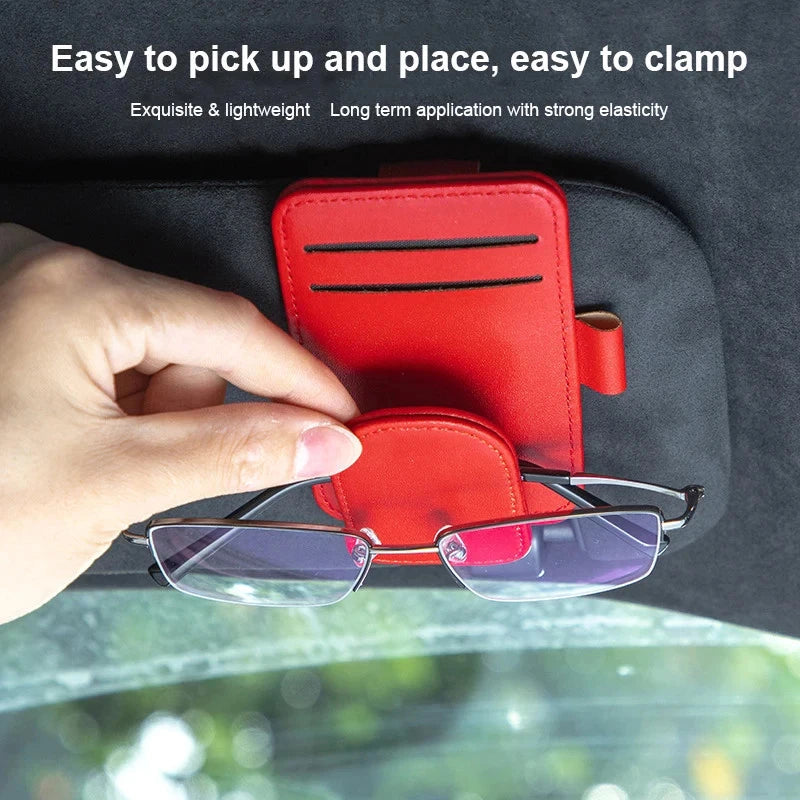 Car Sunglasses Holder Sun Visor Glasses Clip